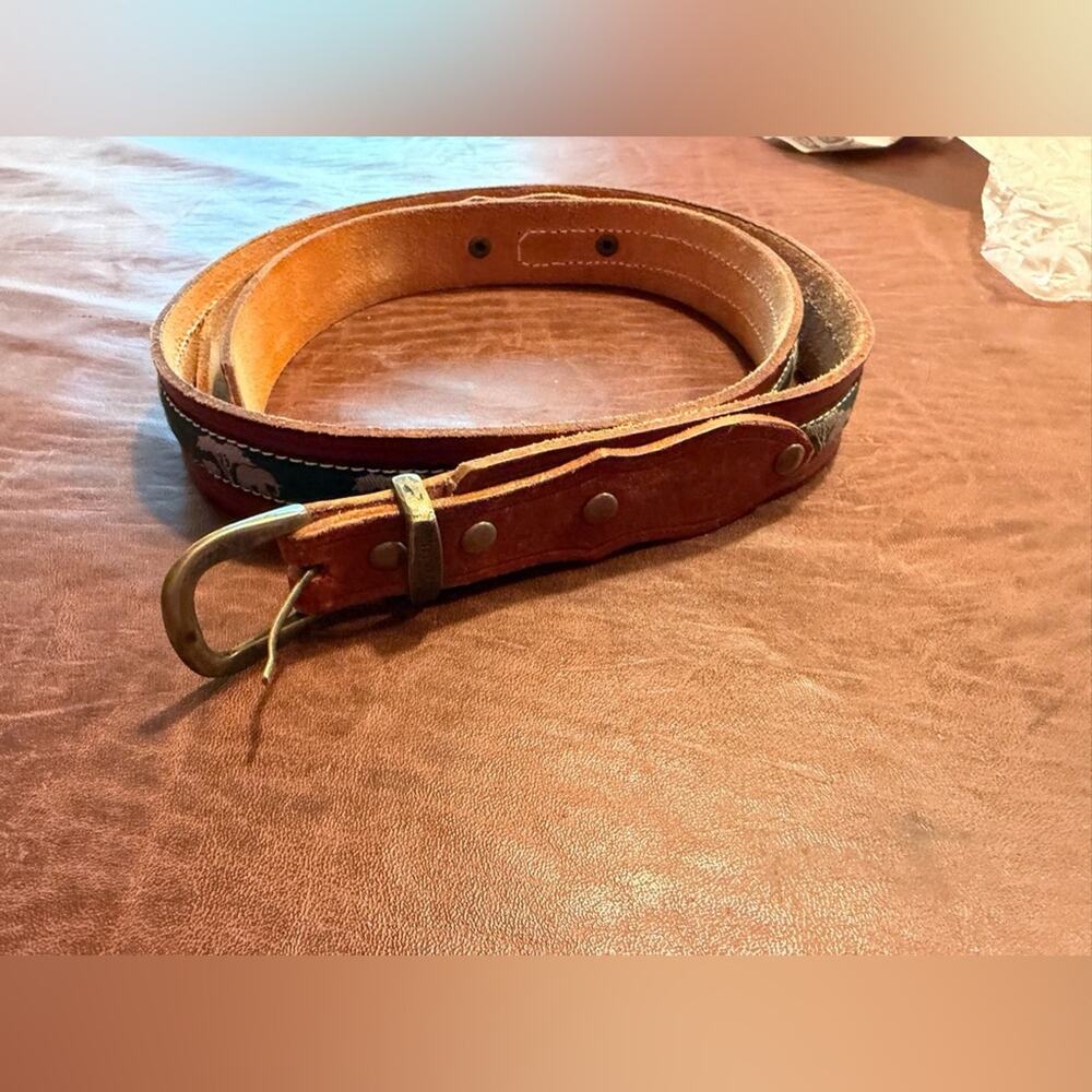 Brown Leather Men's Belt sz 40